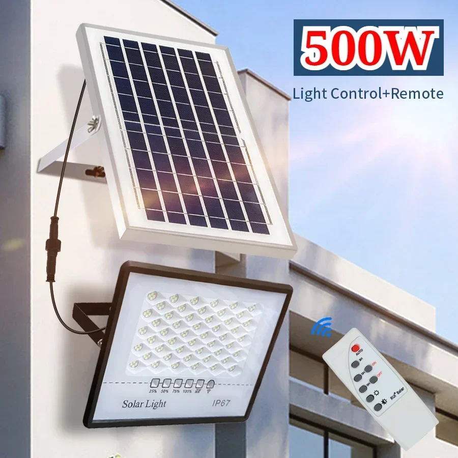 Solar Wall Sconce - 500W Solar Lamba Açık Su Geçirmez