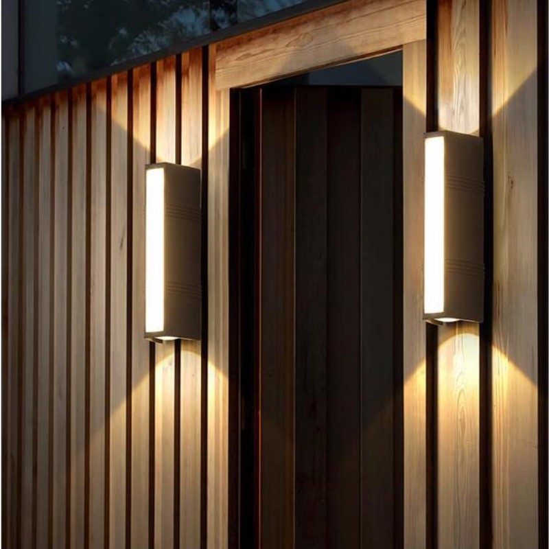 Outdoor Lighting No Wiring - Yukarı Aşağı Şerit LED Duvar Lambası