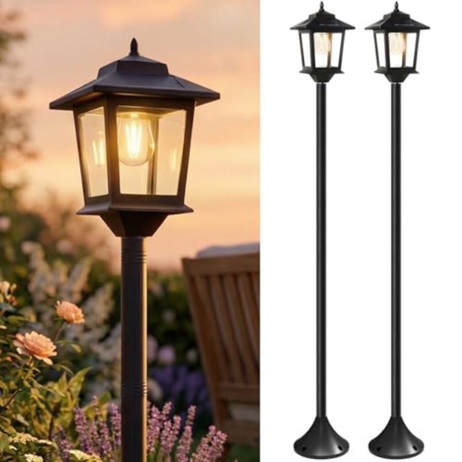 Outdoor Lighting For Patio - Dış Mekan Güneş Enerjili Direk Lambaları,