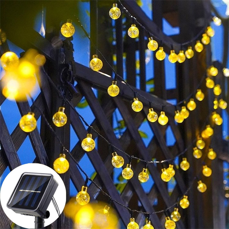 Solar Fairy String - Güneş Enerjili Kristal Top Peri Işıkları