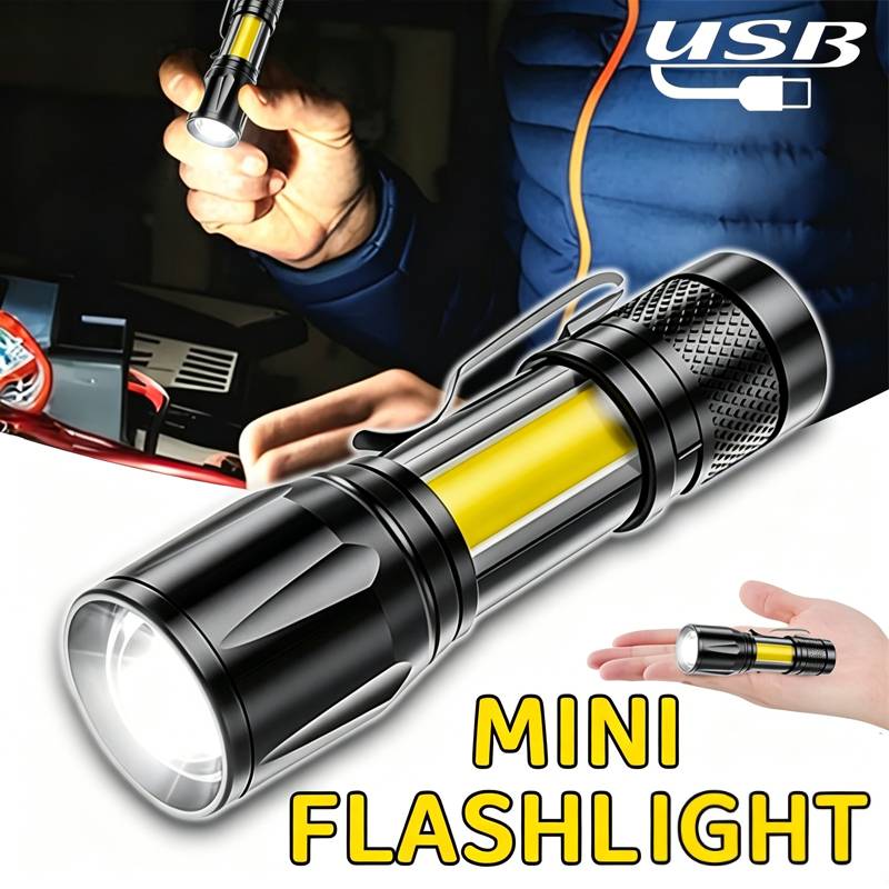 Outdoor Lighting Usb - Mini LED El Feneri COB Projektör