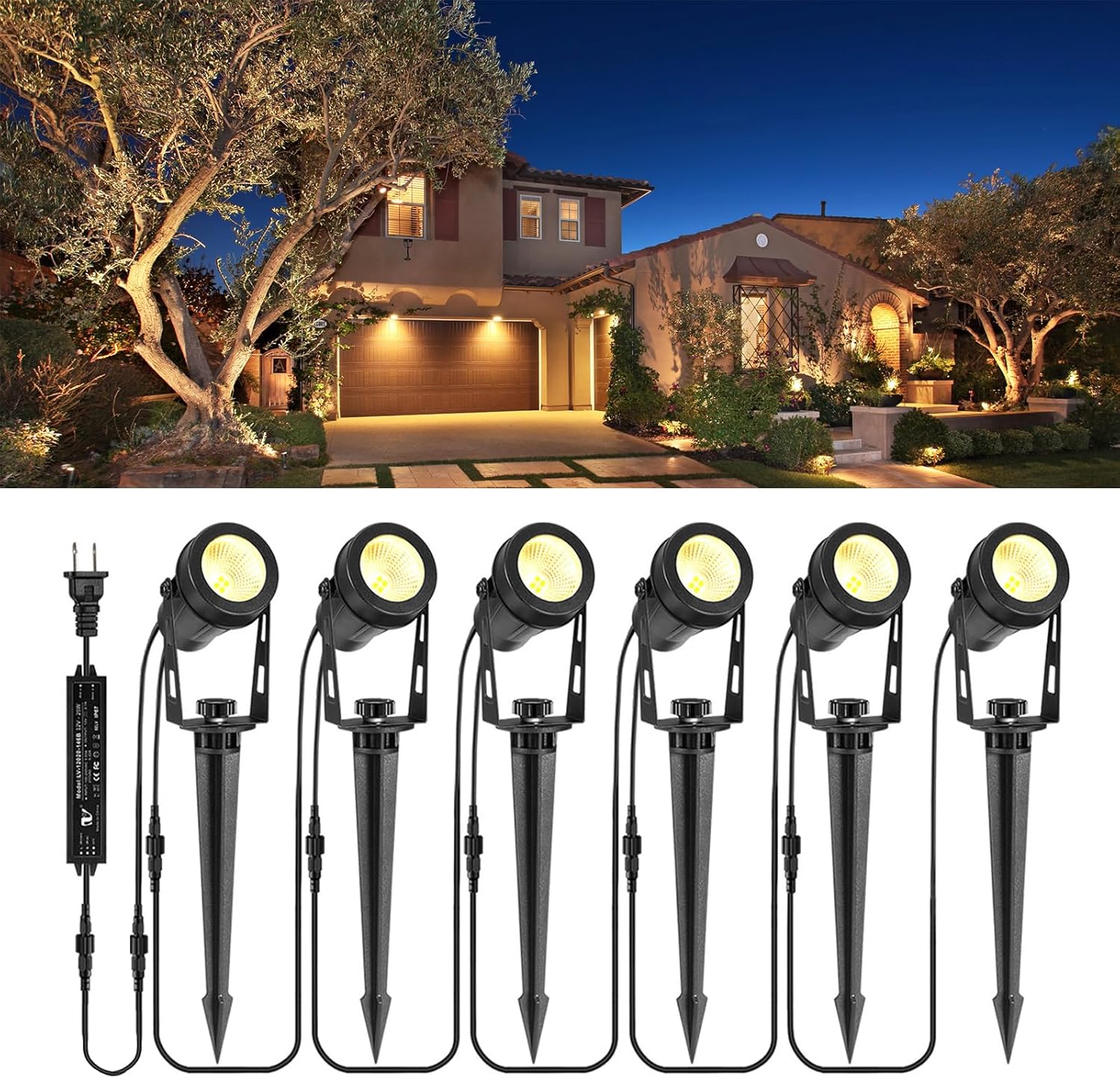 Outdoor Lighting Low Voltage - Alçak Gerilim Peyzaj Aydınlatmaları 6'lı Paket,