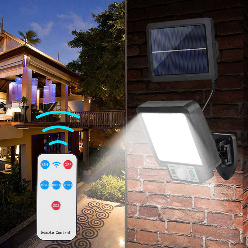 Solar Wall Sconce - LED Güneş Bölünmüş Duvar Lambası Hareket