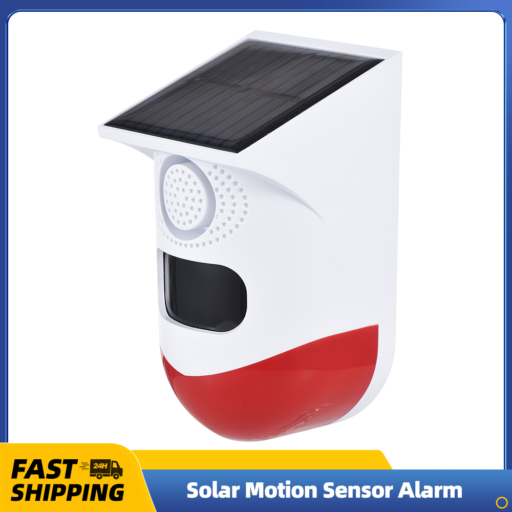 Solar Wall Sconce - Güneş enerjili hareket sensörü sensör Alarm