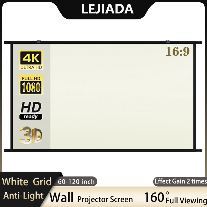 Outdoor Lighting Grid Screen - LEJIADA projeksiyon perdesi duvara monte 60-100