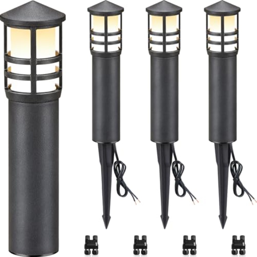 Outdoor Lighting Low Voltage - 4'lü Paket Düşük Voltajlı Yol Aydınlatmaları