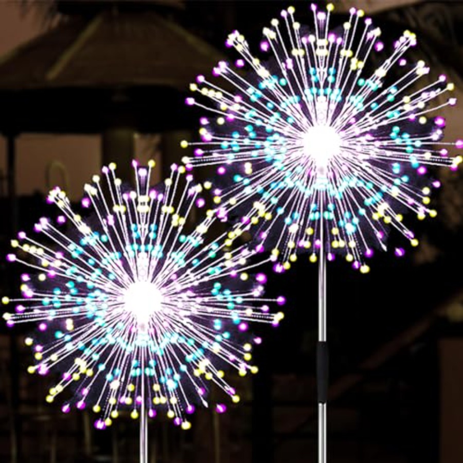 Outdoor Lighting For Patio - Güneş Enerjili Havai Fişek Işıkları, Aydınlatma