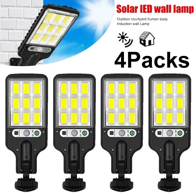 Solar Wall Sconce - Güneş Enerjili Sokak Lambaları Açık 108COB