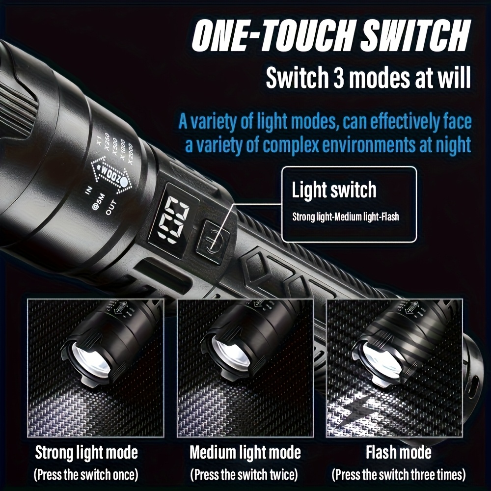Yüksek Güçlü Led El Fenerleri  - Outdoor Lighting Usb incelemesi ve fiyatı