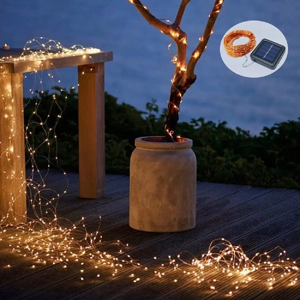 50/100/200/330 LED Güneş Işıkl - Solar Fairy String incelemesi ve fiyatı