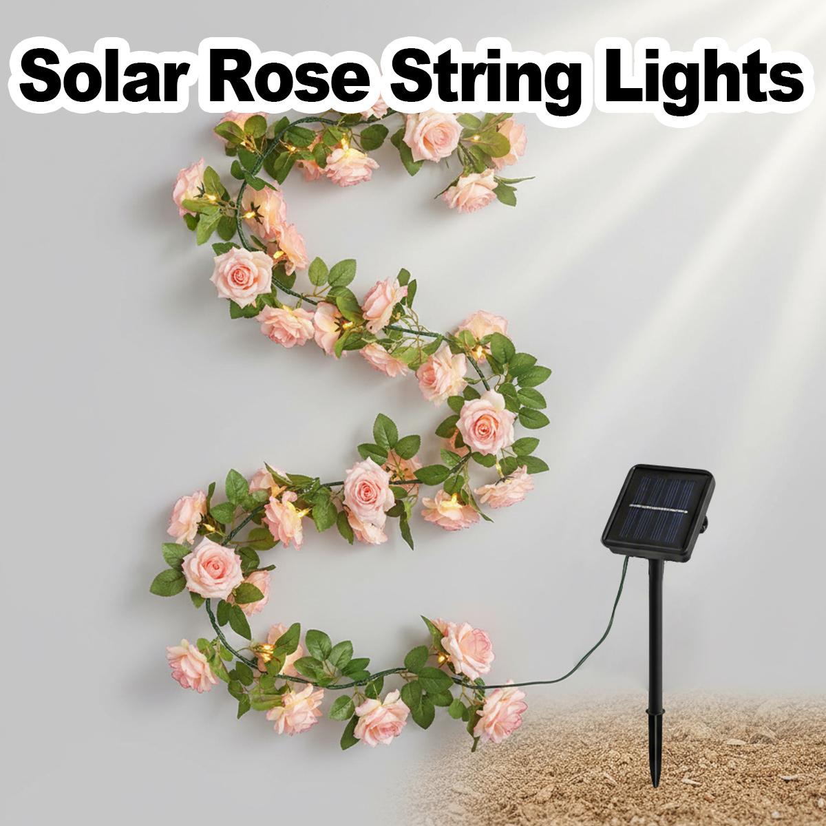 Güneş enerjili gül asma çiçekl - Solar Fairy String incelemesi ve fiyatı
