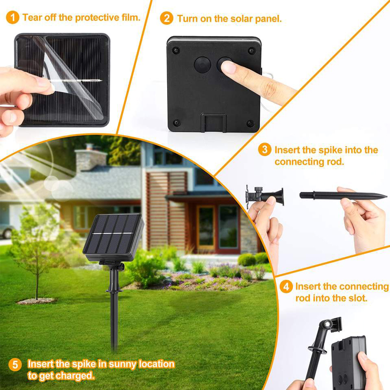 7M/12M/22M/32M güneş ışığı açı - Solar Fairy String incelemesi ve fiyatı