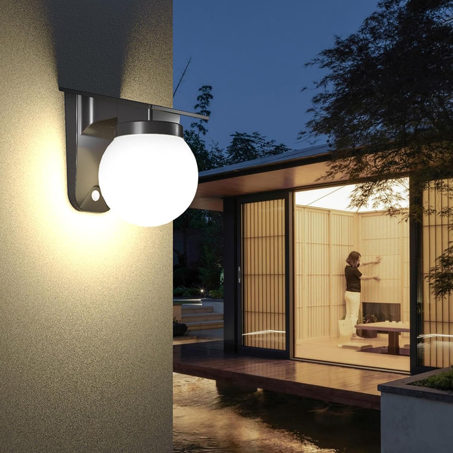 Güneş Enerjili Küre Duvar Lamb - Solar Wall Sconce incelemesi ve fiyatı