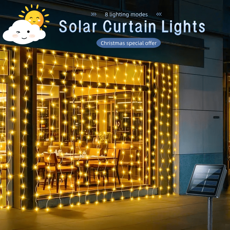 Güneş Enerjili Perde Işık 100/ - Outdoor Lighting No Wiring incelemesi ve fiyatı
