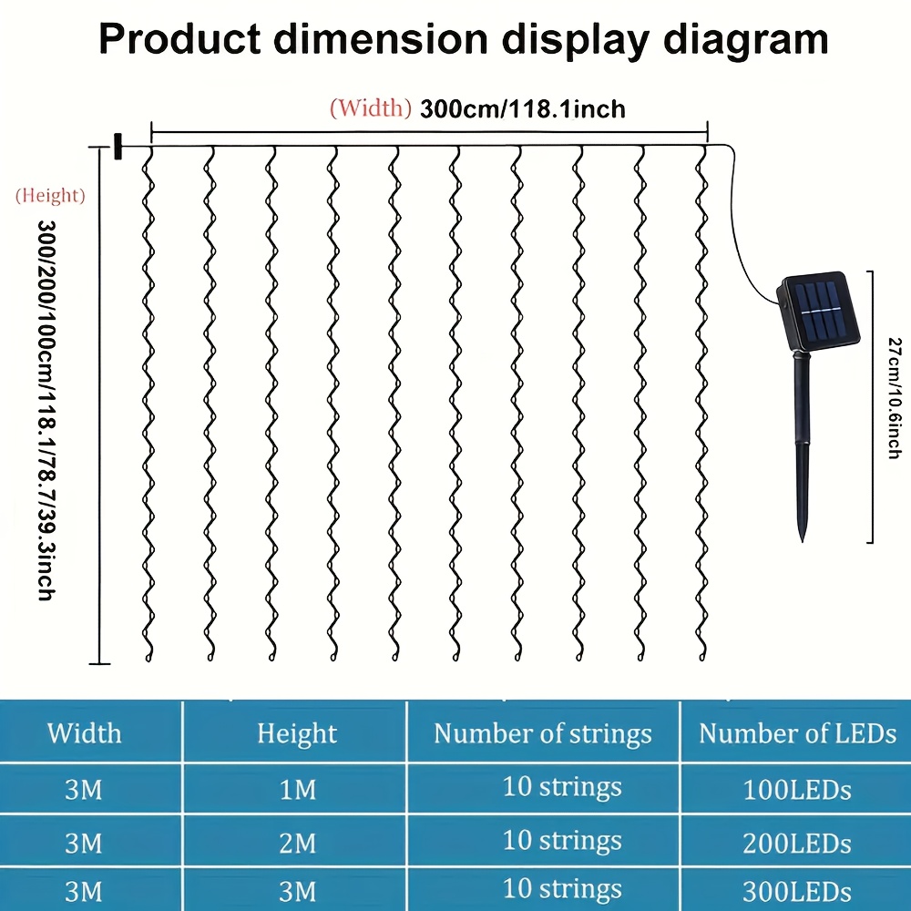 Güneş Enerjili Perde Işık 100/ - Outdoor Lighting No Wiring incelemesi ve fiyatı