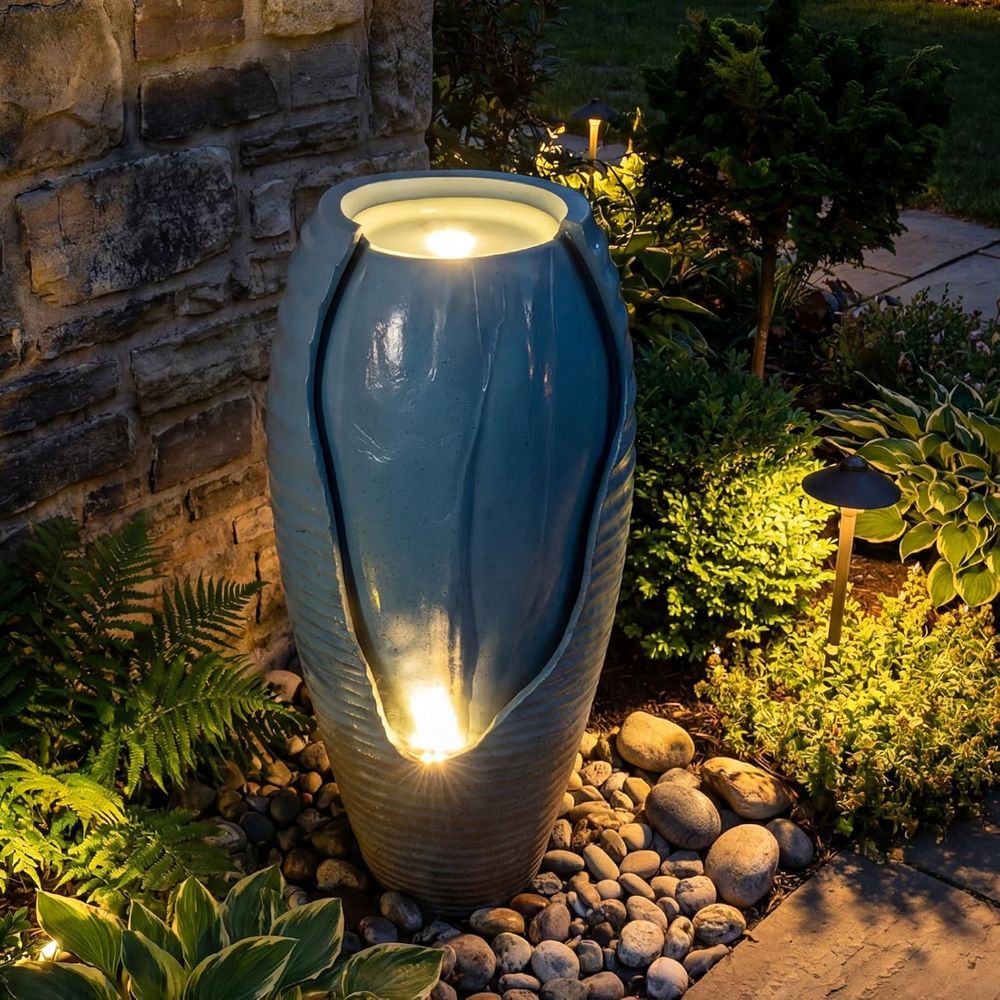 Vintage Mavi Çatlak Desenli Ka - Outdoor Lighting Vintage incelemesi ve fiyatı