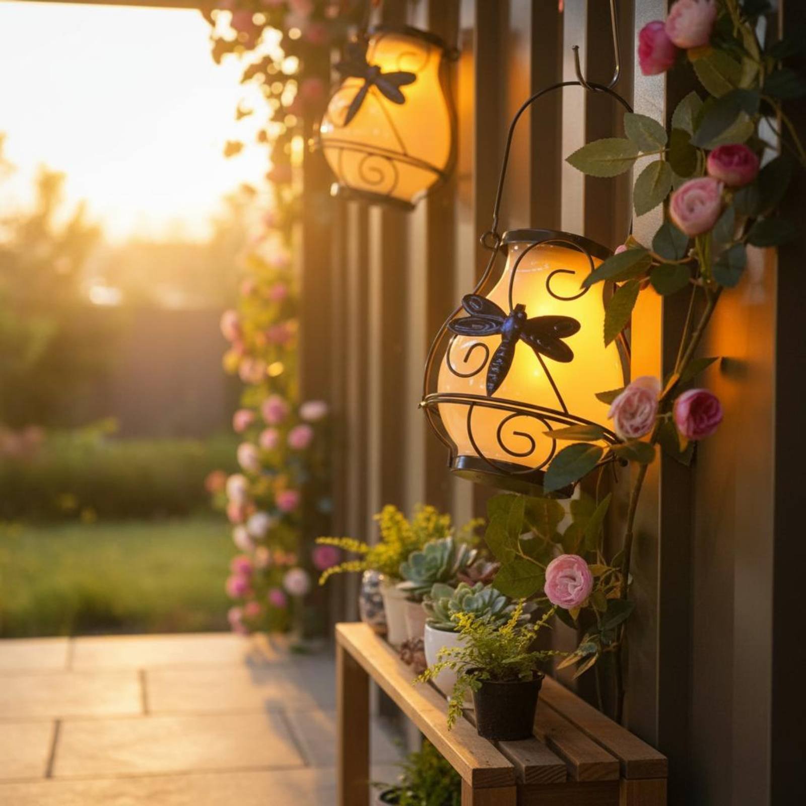 Güneş Enerjili Kelebek Feneri  - Outdoor Lighting For Patio incelemesi ve fiyatı