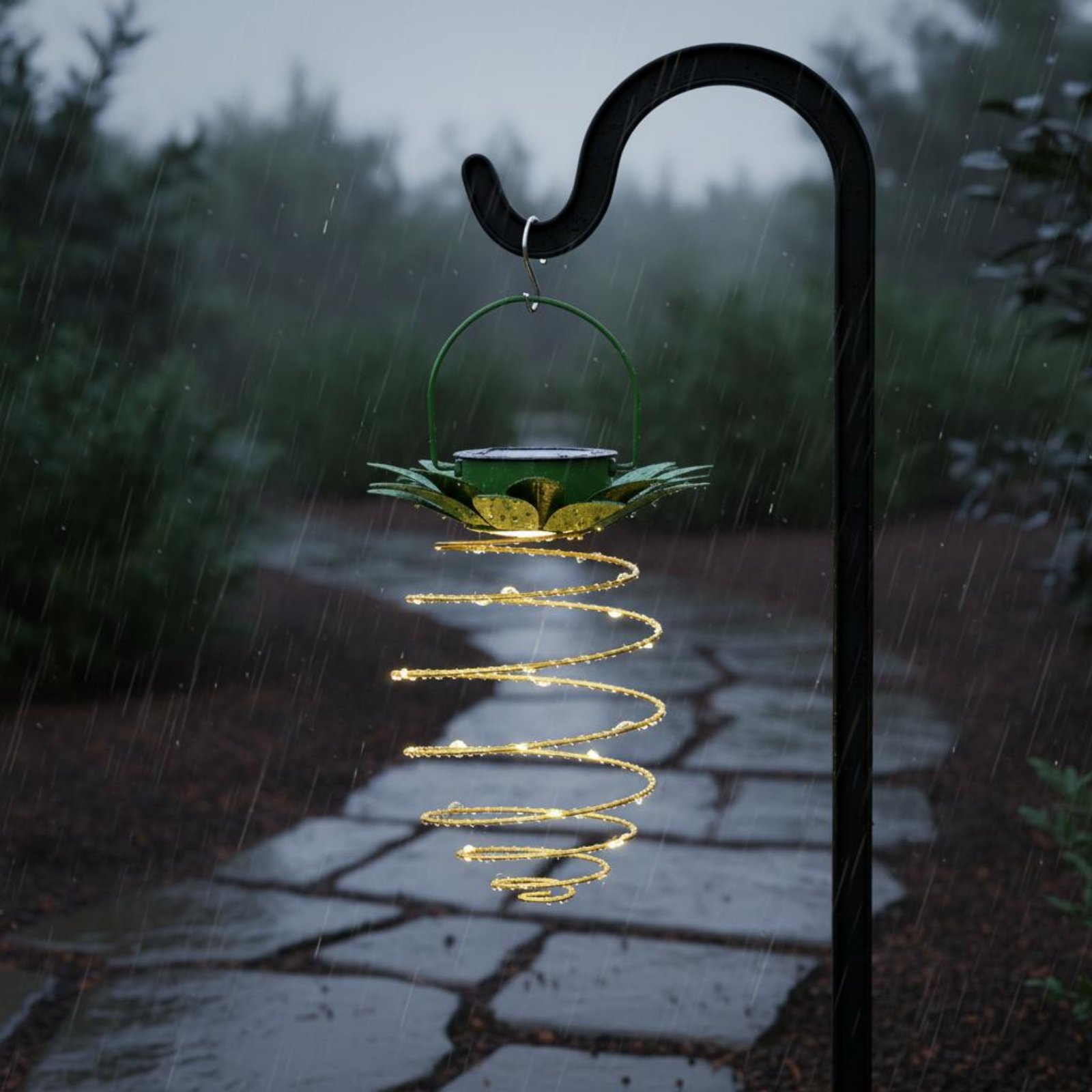 2 adet güneş enerjili ananas l - Outdoor Lighting For Patio incelemesi ve fiyatı