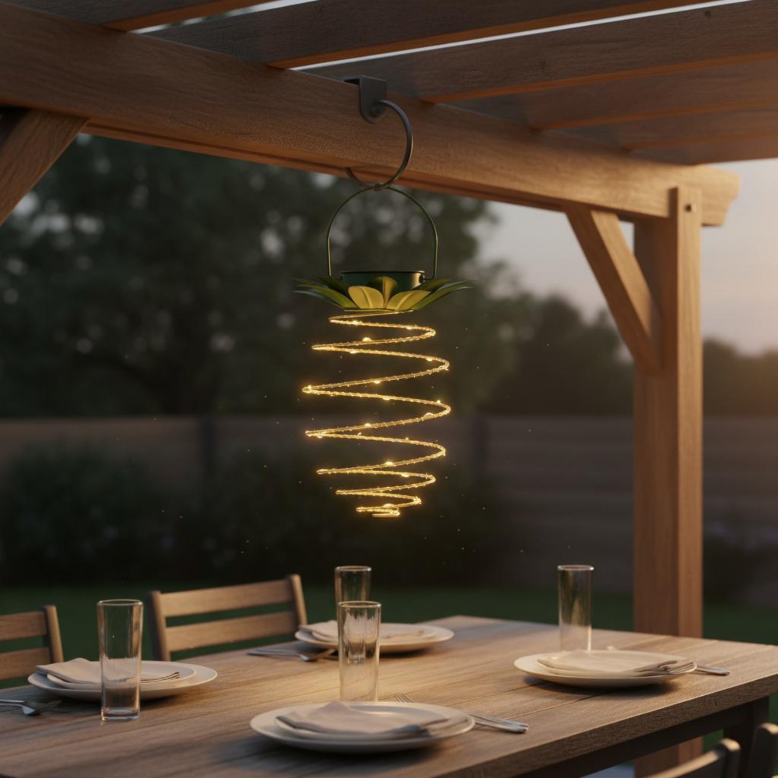 2 adet güneş enerjili ananas l - Outdoor Lighting For Patio incelemesi ve fiyatı