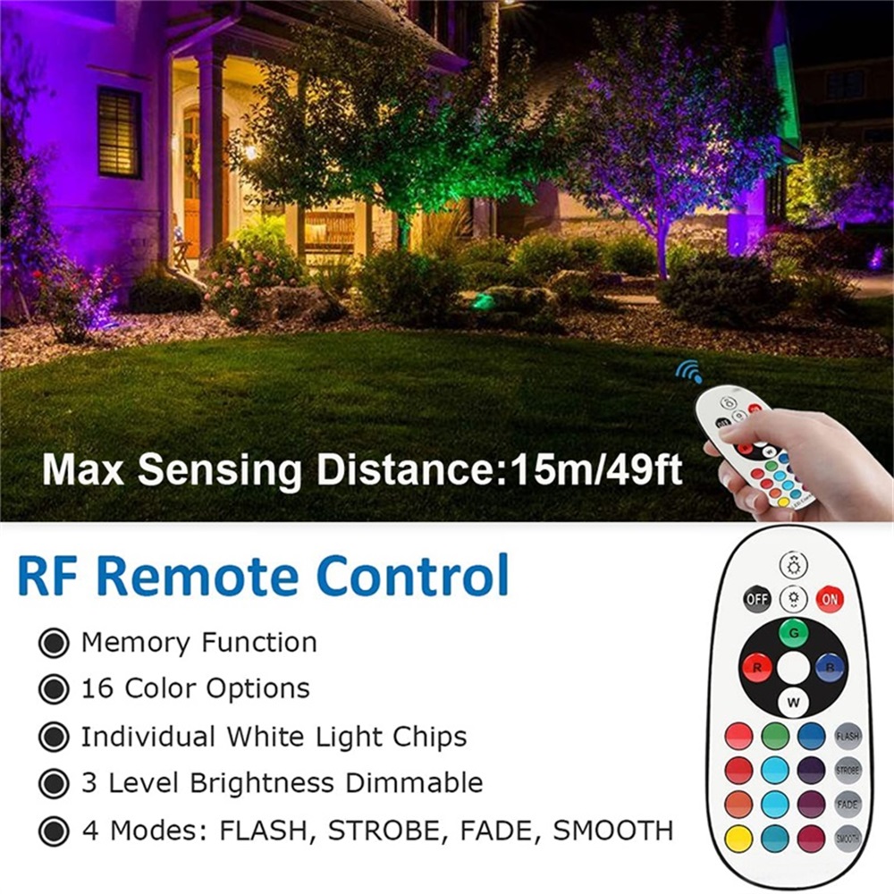 RGBW Peyzaj Aydınlatma 10W Uza - Outdoor Lighting For Garden incelemesi ve fiyatı