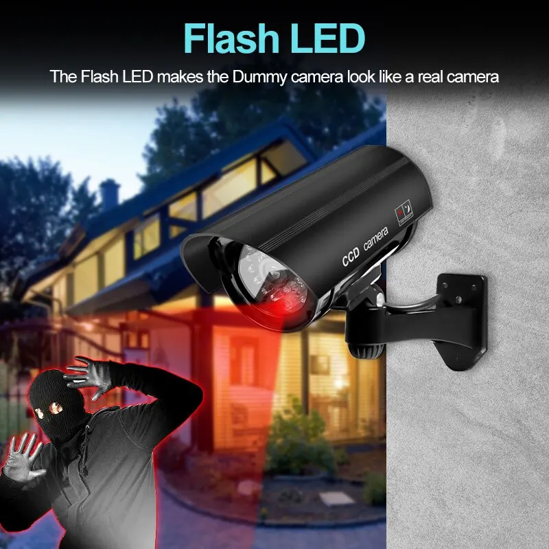 1PC Sahte Güvenlik Kamerası Su - Outdoor Lighting No Wiring incelemesi ve fiyatı