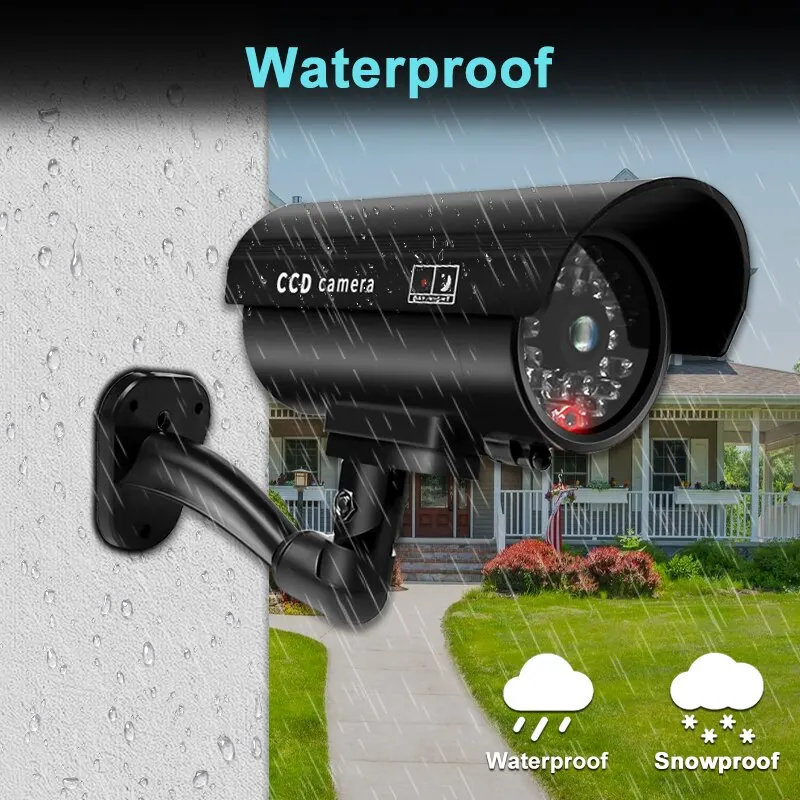 1PC Sahte Güvenlik Kamerası Su - Outdoor Lighting No Wiring incelemesi ve fiyatı