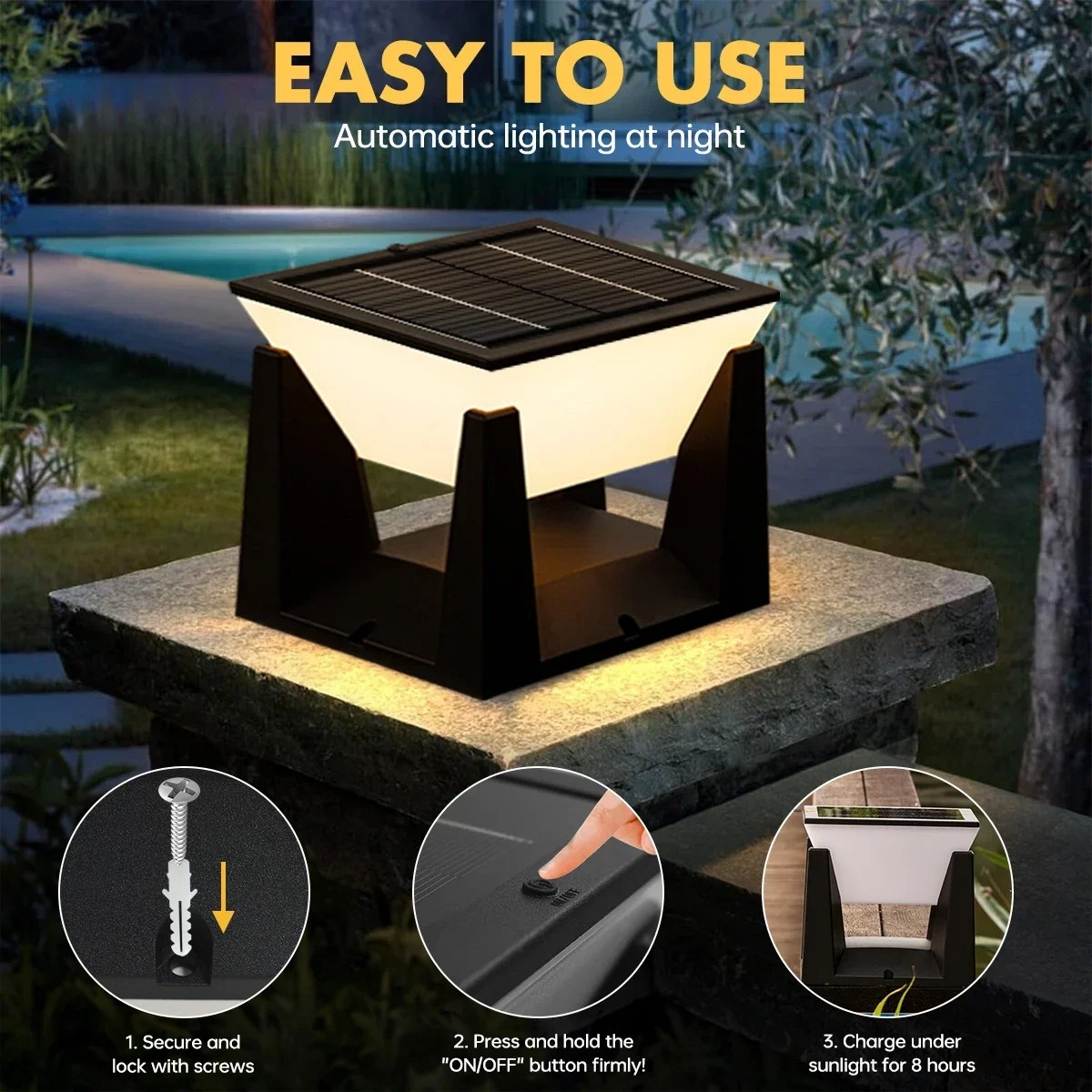 IP65 Su Geçirmez LED Dış Mekan - Solar Wall Sconce incelemesi ve fiyatı