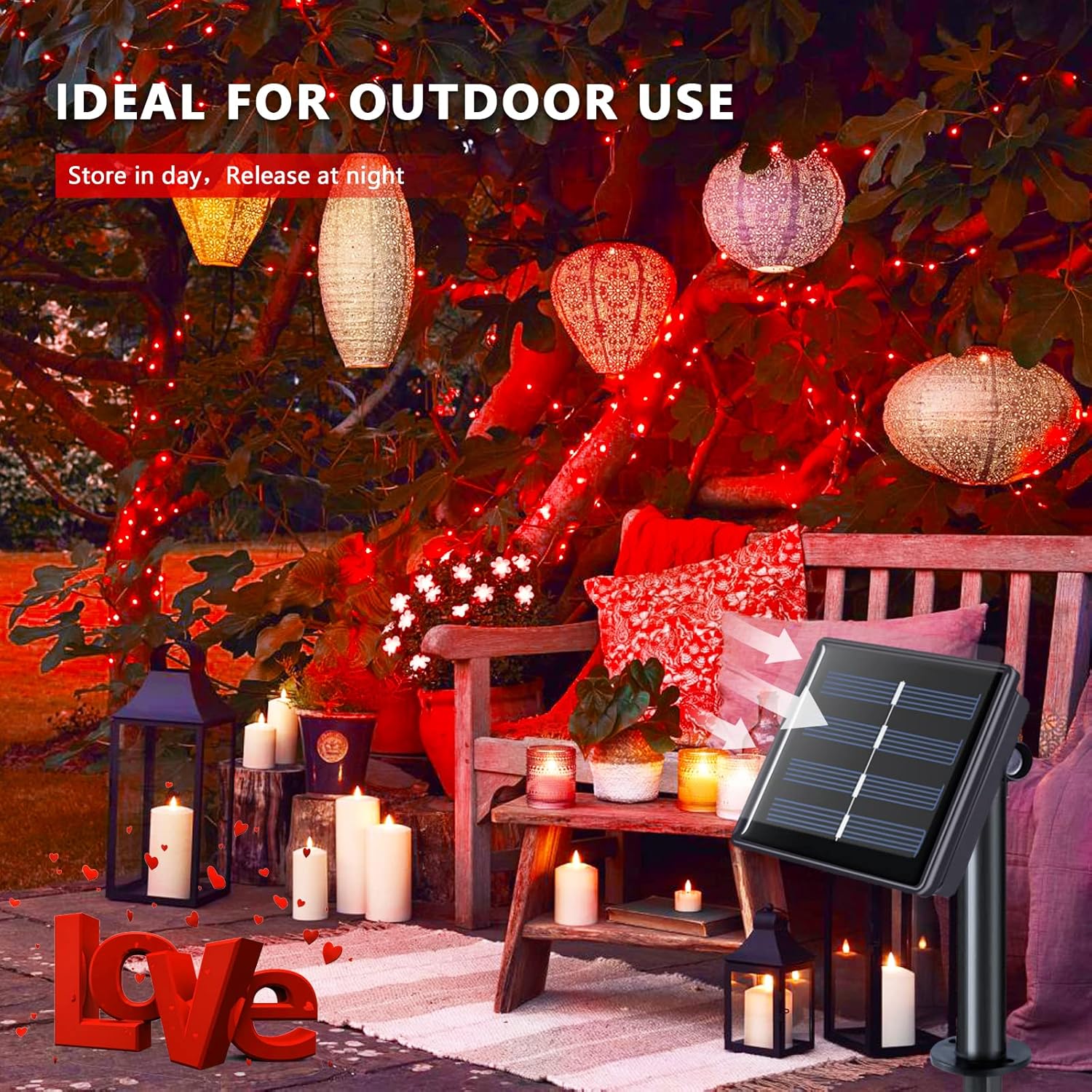 1 paket LED peri ışığı 10/20M  - Outdoor Lighting No Wiring incelemesi ve fiyatı