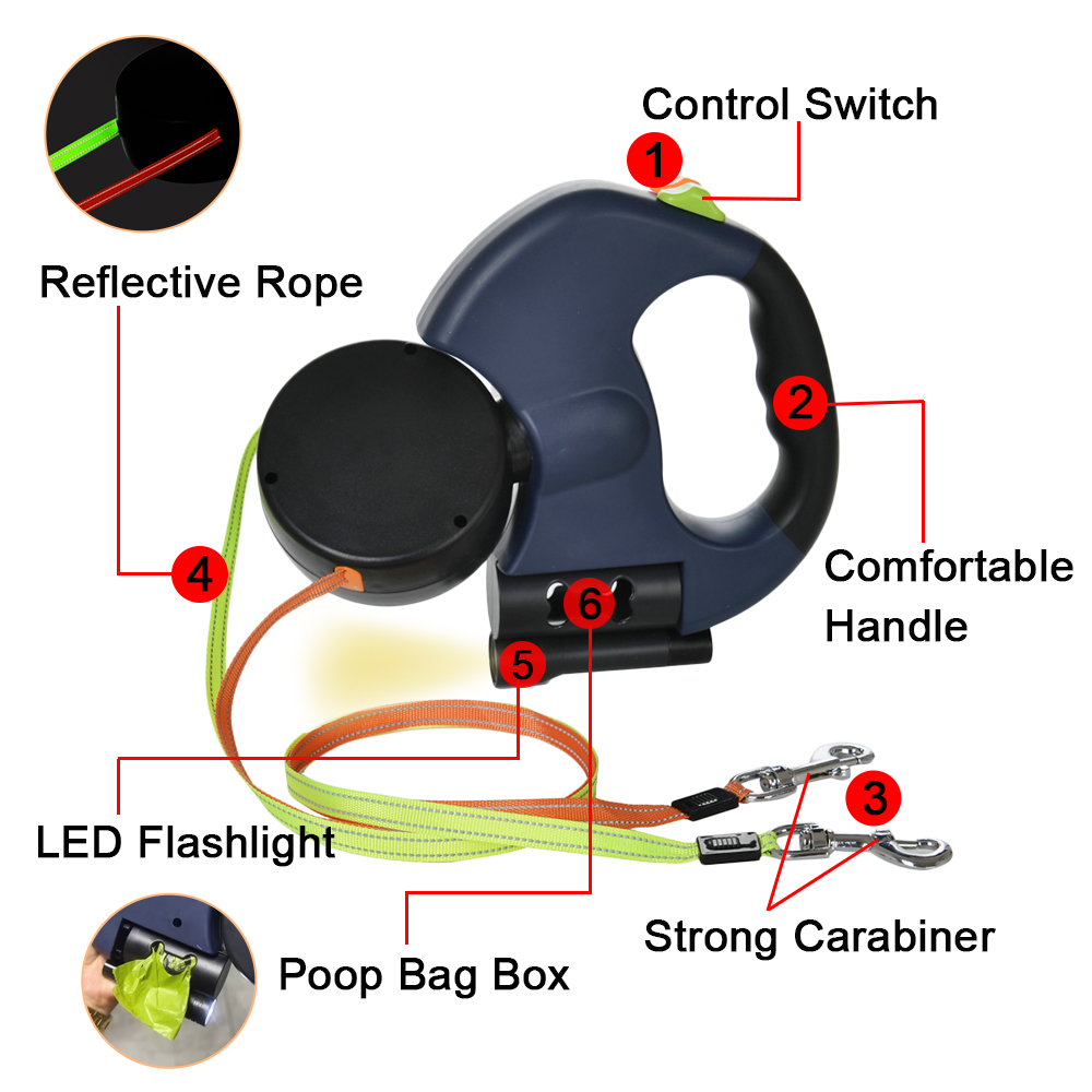 2 Köpek İçin Çift Köpek Tasmas - Outdoor Lighting Cable incelemesi ve fiyatı