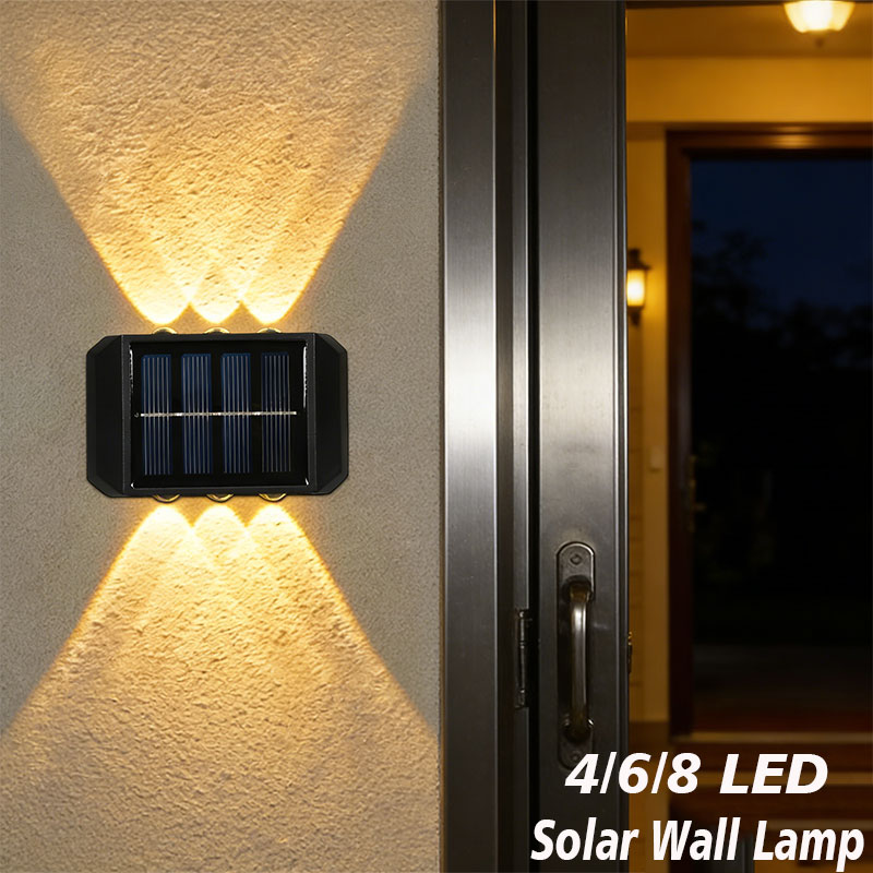 4/6/8 LED Güneş Enerjili Dış M - Solar Wall Sconce incelemesi ve fiyatı
