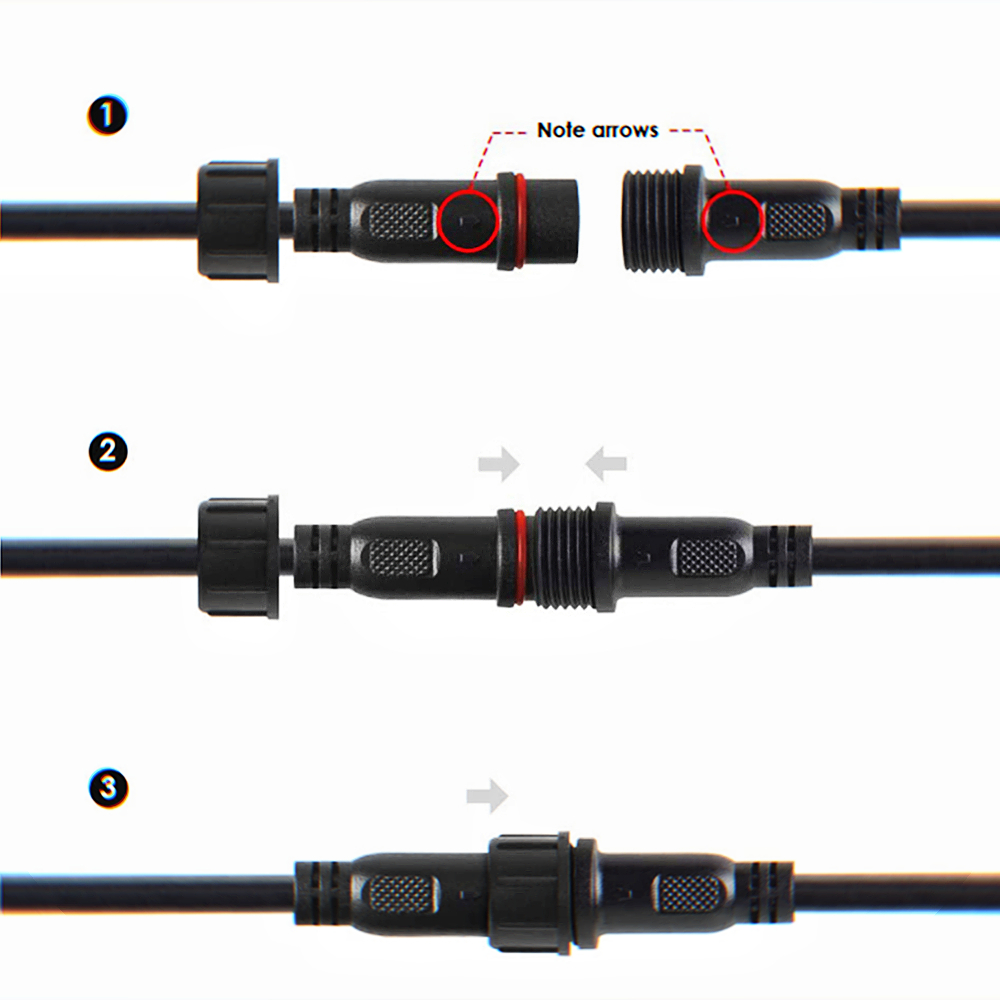 2pin DC LED-Kabel 1 Meter Verl - Outdoor Lighting Cable incelemesi ve fiyatı