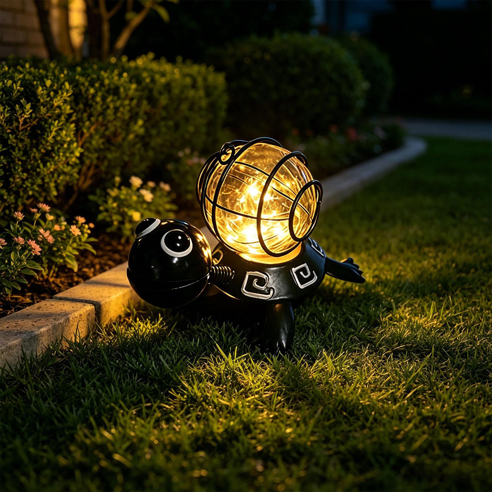 Kaplumbağa Şeklinde Güneş Ener - Outdoor Lighting For Patio incelemesi ve fiyatı