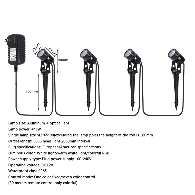 Su geçirmez Açık Bahçe Dekorat - Outdoor Lighting Low Voltage incelemesi ve fiyatı
