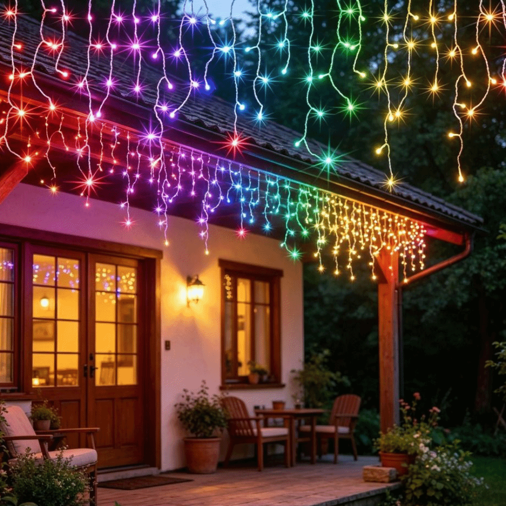 400 LED'li Buz Saçağı Işıkları - Outdoor Lighting Low Voltage incelemesi ve fiyatı