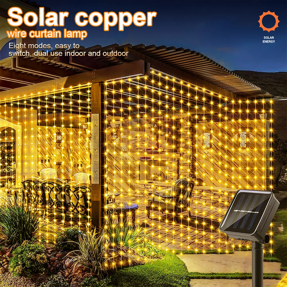 Güneş Enerjili LED Perde Işık  - Outdoor Lighting No Wiring incelemesi ve fiyatı