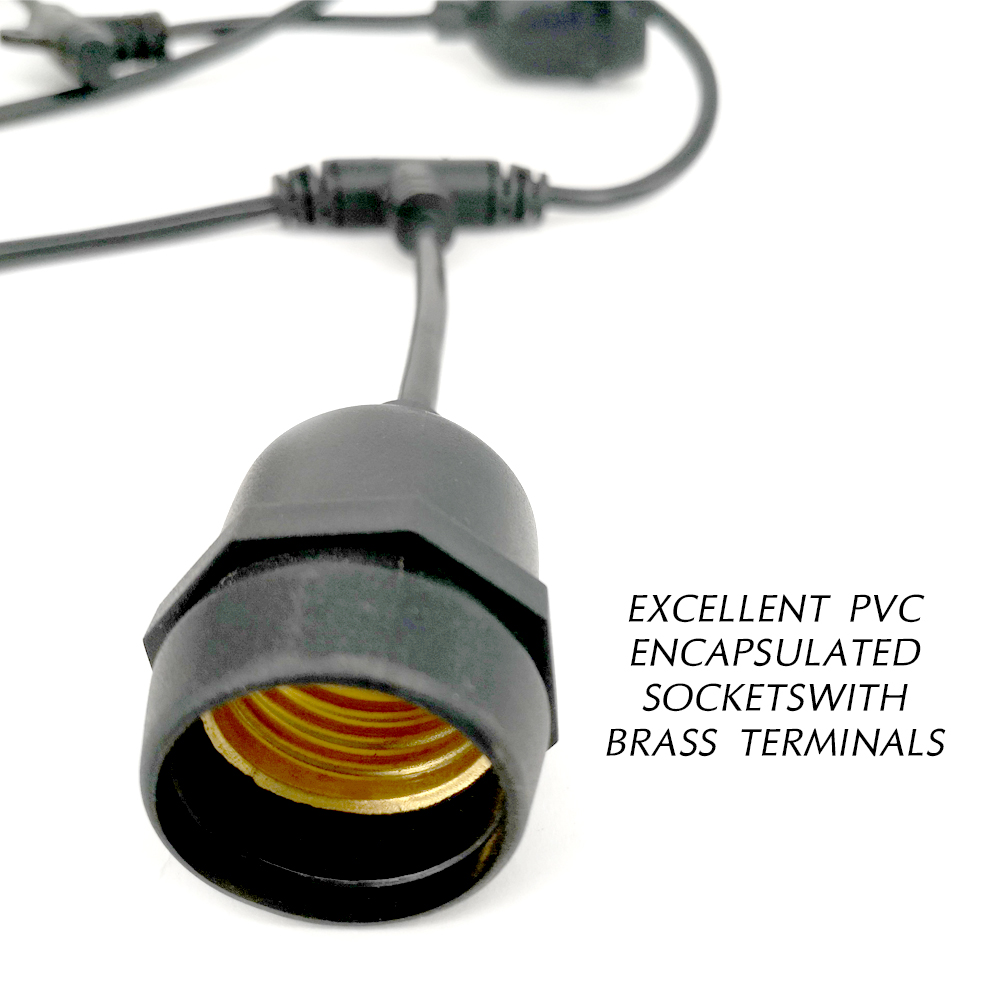 10/20/30m E27 ticari sınıf su  - Outdoor Lighting No Wiring incelemesi ve fiyatı