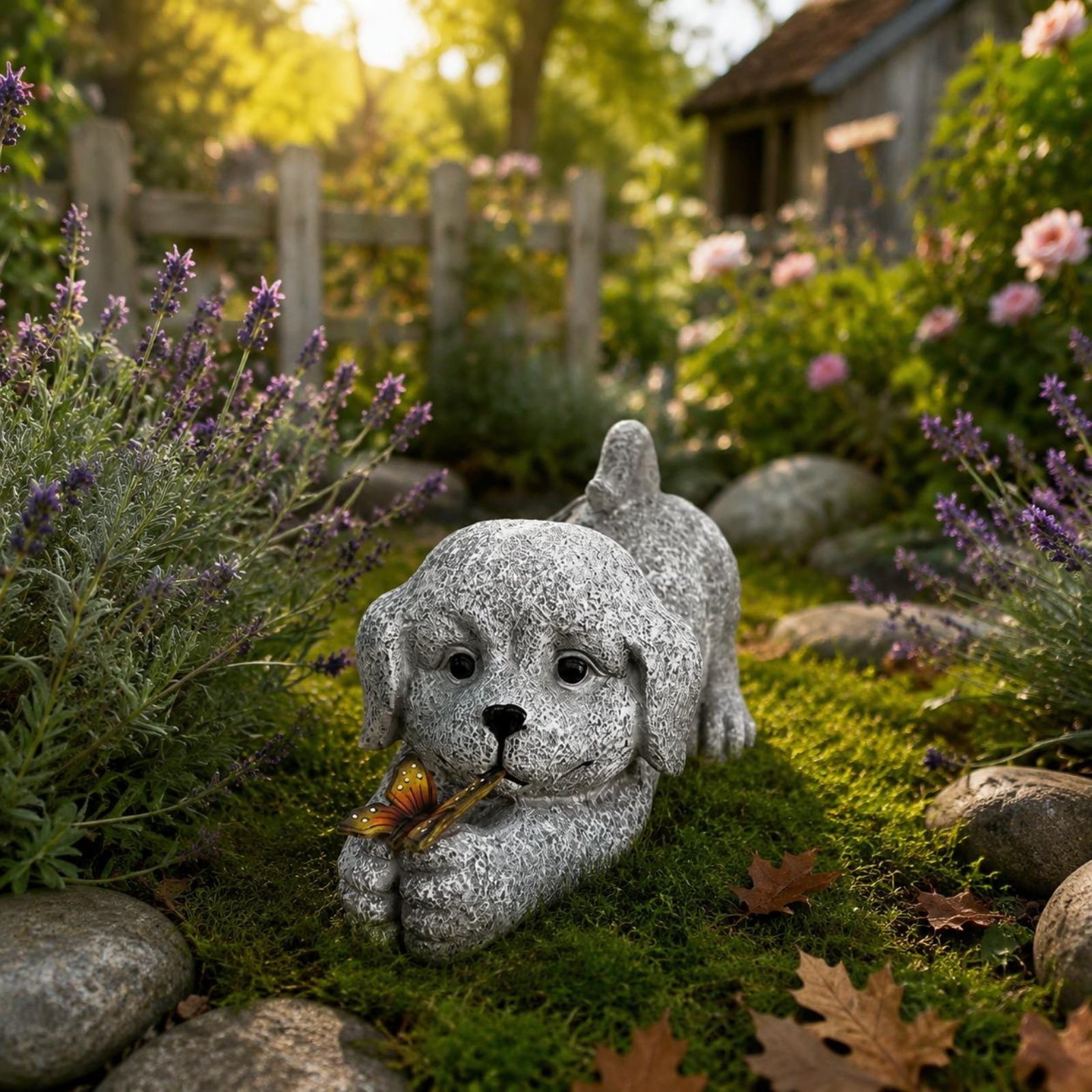 Güneş Enerjili Köpek Heykeli R - Outdoor Lighting No Wiring incelemesi ve fiyatı