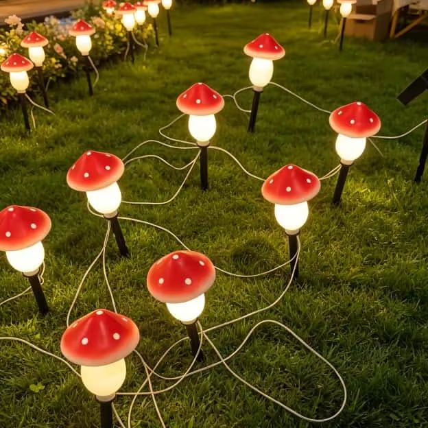 Güneş Enerjili Mantar Şeklinde - Outdoor Lighting For Patio incelemesi ve fiyatı